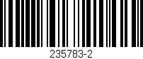 Código de barras (EAN, GTIN, SKU, ISBN): '235783-2'