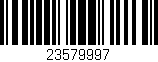 Código de barras (EAN, GTIN, SKU, ISBN): '23579997'