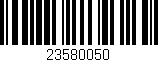 Código de barras (EAN, GTIN, SKU, ISBN): '23580050'