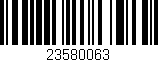 Código de barras (EAN, GTIN, SKU, ISBN): '23580063'