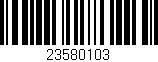 Código de barras (EAN, GTIN, SKU, ISBN): '23580103'