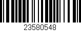 Código de barras (EAN, GTIN, SKU, ISBN): '23580548'