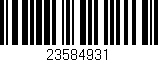 Código de barras (EAN, GTIN, SKU, ISBN): '23584931'