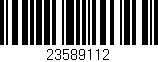 Código de barras (EAN, GTIN, SKU, ISBN): '23589112'