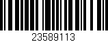 Código de barras (EAN, GTIN, SKU, ISBN): '23589113'
