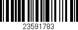 Código de barras (EAN, GTIN, SKU, ISBN): '23591783'