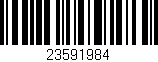 Código de barras (EAN, GTIN, SKU, ISBN): '23591984'