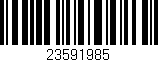 Código de barras (EAN, GTIN, SKU, ISBN): '23591985'