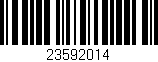 Código de barras (EAN, GTIN, SKU, ISBN): '23592014'