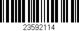 Código de barras (EAN, GTIN, SKU, ISBN): '23592114'