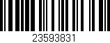 Código de barras (EAN, GTIN, SKU, ISBN): '23593831'