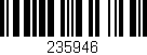 Código de barras (EAN, GTIN, SKU, ISBN): '235946'