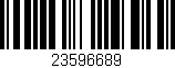 Código de barras (EAN, GTIN, SKU, ISBN): '23596689'