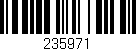 Código de barras (EAN, GTIN, SKU, ISBN): '235971'