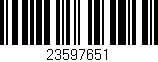 Código de barras (EAN, GTIN, SKU, ISBN): '23597651'