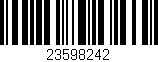 Código de barras (EAN, GTIN, SKU, ISBN): '23598242'
