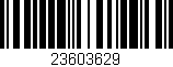 Código de barras (EAN, GTIN, SKU, ISBN): '23603629'
