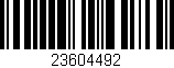 Código de barras (EAN, GTIN, SKU, ISBN): '23604492'