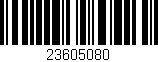 Código de barras (EAN, GTIN, SKU, ISBN): '23605080'