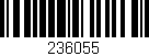 Código de barras (EAN, GTIN, SKU, ISBN): '236055'