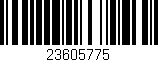 Código de barras (EAN, GTIN, SKU, ISBN): '23605775'