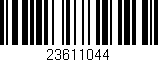 Código de barras (EAN, GTIN, SKU, ISBN): '23611044'