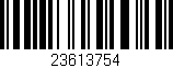 Código de barras (EAN, GTIN, SKU, ISBN): '23613754'
