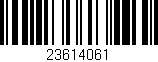 Código de barras (EAN, GTIN, SKU, ISBN): '23614061'
