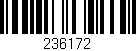 Código de barras (EAN, GTIN, SKU, ISBN): '236172'