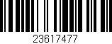 Código de barras (EAN, GTIN, SKU, ISBN): '23617477'