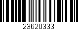 Código de barras (EAN, GTIN, SKU, ISBN): '23620333'