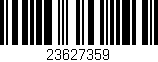 Código de barras (EAN, GTIN, SKU, ISBN): '23627359'