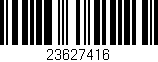 Código de barras (EAN, GTIN, SKU, ISBN): '23627416'