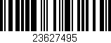 Código de barras (EAN, GTIN, SKU, ISBN): '23627495'