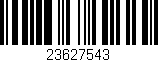 Código de barras (EAN, GTIN, SKU, ISBN): '23627543'