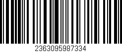 Código de barras (EAN, GTIN, SKU, ISBN): '2363095987334'