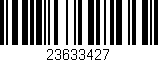 Código de barras (EAN, GTIN, SKU, ISBN): '23633427'