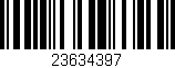 Código de barras (EAN, GTIN, SKU, ISBN): '23634397'