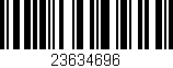 Código de barras (EAN, GTIN, SKU, ISBN): '23634696'