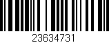 Código de barras (EAN, GTIN, SKU, ISBN): '23634731'