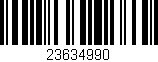 Código de barras (EAN, GTIN, SKU, ISBN): '23634990'