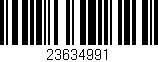 Código de barras (EAN, GTIN, SKU, ISBN): '23634991'