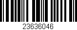 Código de barras (EAN, GTIN, SKU, ISBN): '23636046'
