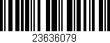 Código de barras (EAN, GTIN, SKU, ISBN): '23636079'