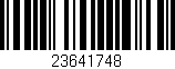 Código de barras (EAN, GTIN, SKU, ISBN): '23641748'