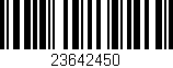 Código de barras (EAN, GTIN, SKU, ISBN): '23642450'