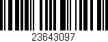 Código de barras (EAN, GTIN, SKU, ISBN): '23643097'