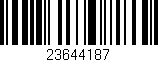 Código de barras (EAN, GTIN, SKU, ISBN): '23644187'