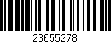 Código de barras (EAN, GTIN, SKU, ISBN): '23655278'