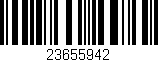 Código de barras (EAN, GTIN, SKU, ISBN): '23655942'